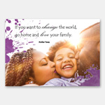 Postkarte: Love Family