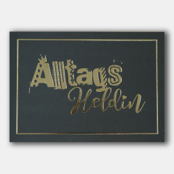 Postkarte: Alltagsheldin